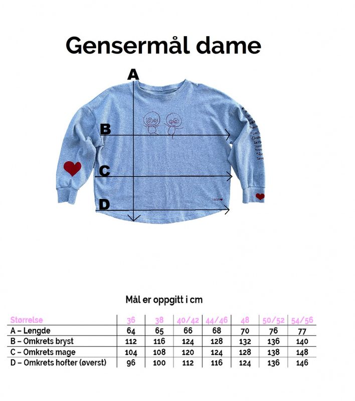 Glad!- baggy jerseygenser_mørkerød