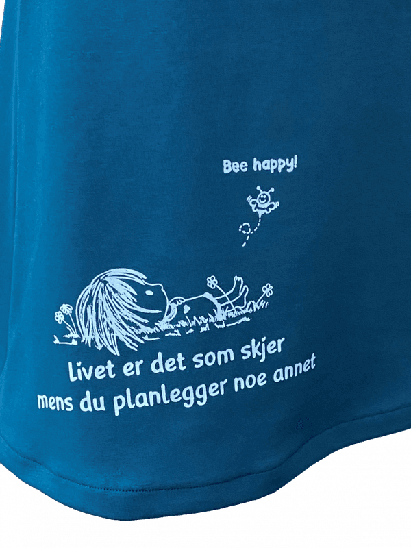 Livet - jerseyskjørt- VALGFRI FARGE