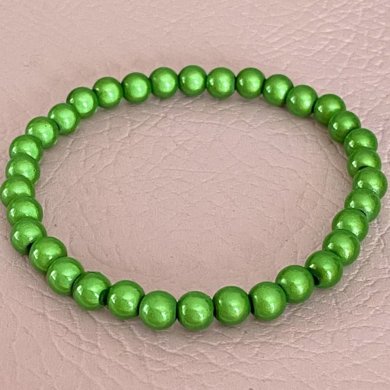 6 mm perler armbånd_Grønt
