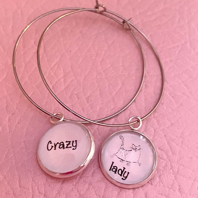 Hovedbilde Crazy cat lady- øreringer